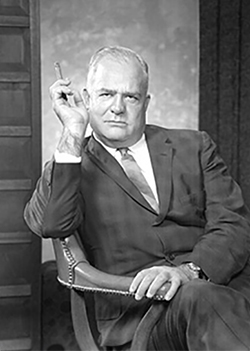 A portrait of Chesterfield Smith, a founding member of the Florida Justice Institute's original Board of Directors