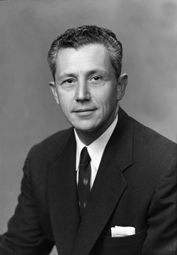 A portrait of Leroy Collins, a founding member of the Florida Justice Institute's original Board of Directors